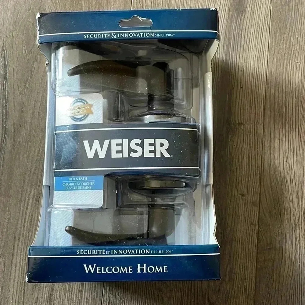 Weiser Bathroom/ Bedroom Door Handle -  Brown